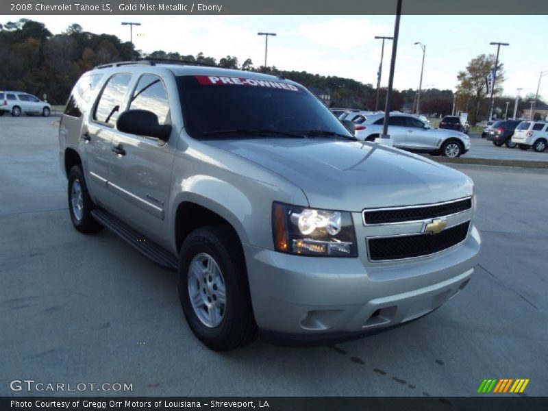 Gold Mist Metallic / Ebony 2008 Chevrolet Tahoe LS