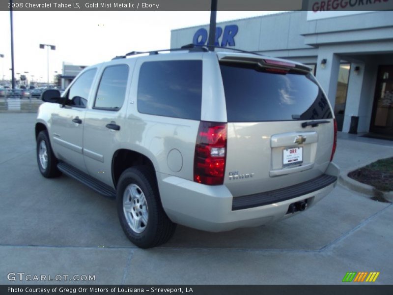 Gold Mist Metallic / Ebony 2008 Chevrolet Tahoe LS