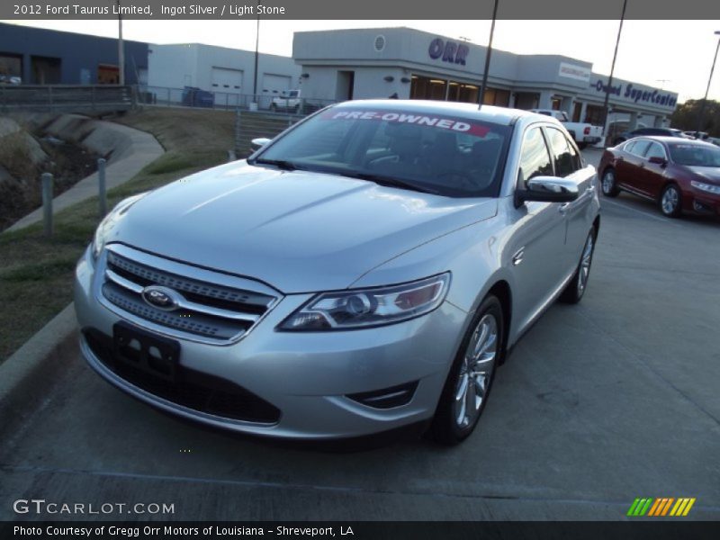 Ingot Silver / Light Stone 2012 Ford Taurus Limited