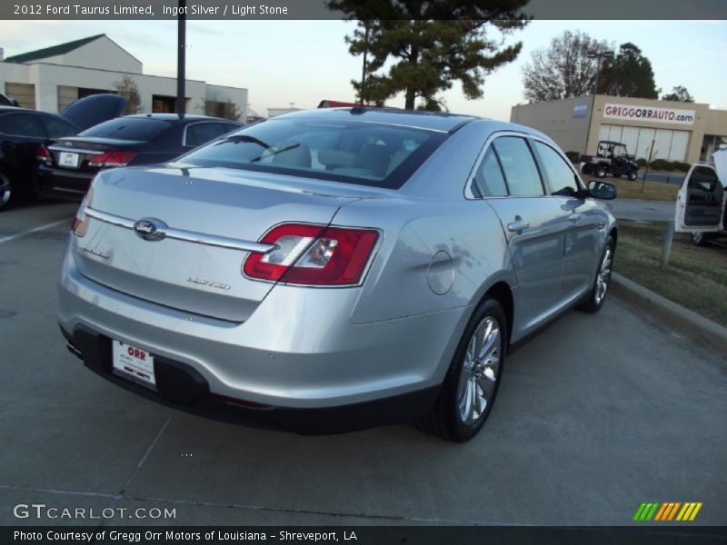Ingot Silver / Light Stone 2012 Ford Taurus Limited