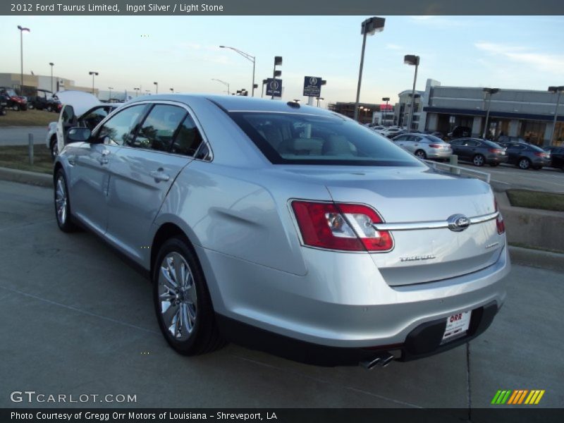 Ingot Silver / Light Stone 2012 Ford Taurus Limited