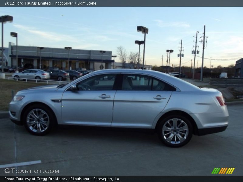 Ingot Silver / Light Stone 2012 Ford Taurus Limited