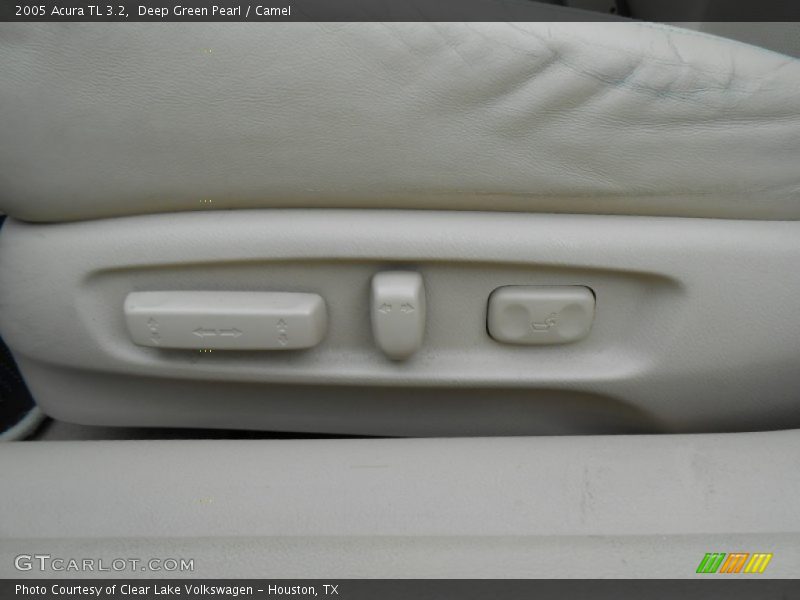 Deep Green Pearl / Camel 2005 Acura TL 3.2