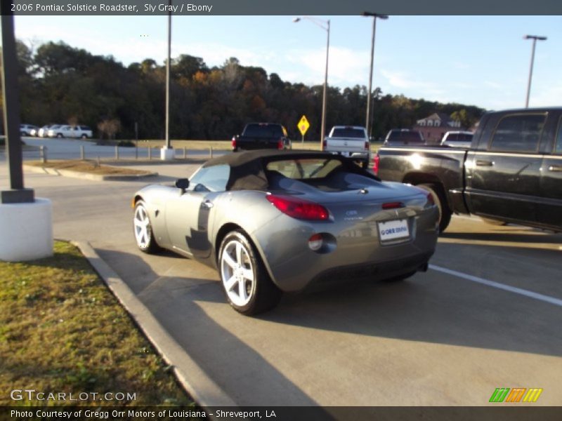 Sly Gray / Ebony 2006 Pontiac Solstice Roadster