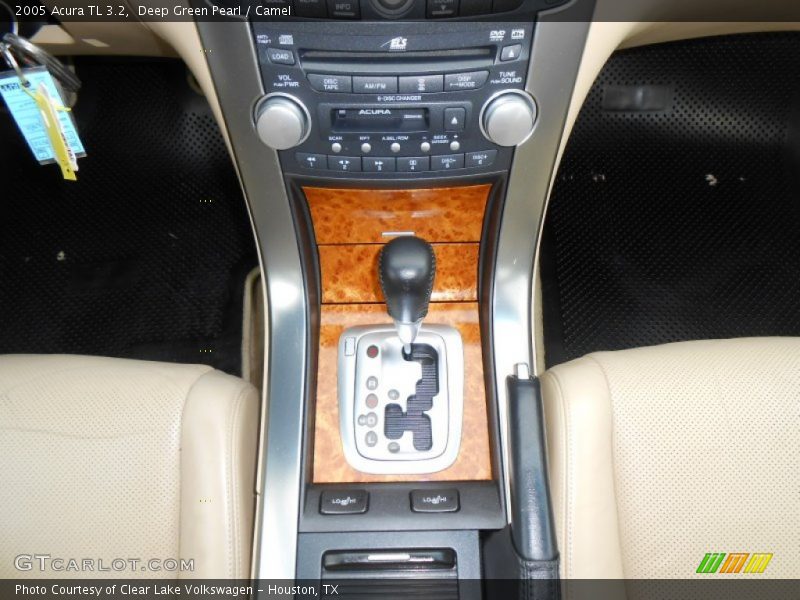 Deep Green Pearl / Camel 2005 Acura TL 3.2