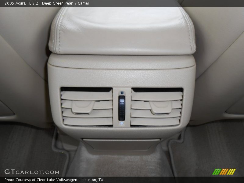 Deep Green Pearl / Camel 2005 Acura TL 3.2