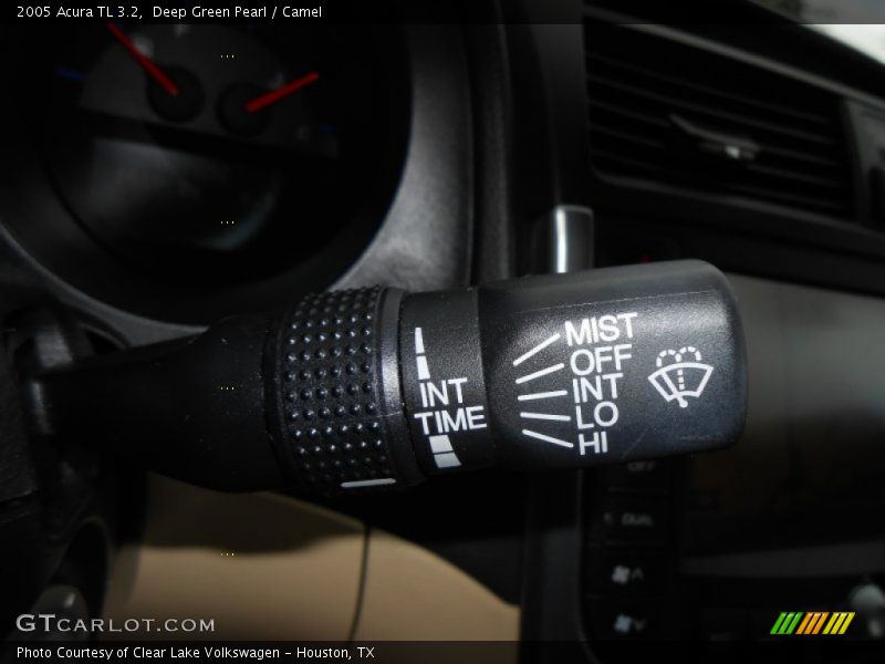 Deep Green Pearl / Camel 2005 Acura TL 3.2