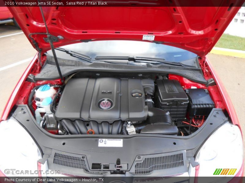 Salsa Red / Titan Black 2010 Volkswagen Jetta SE Sedan