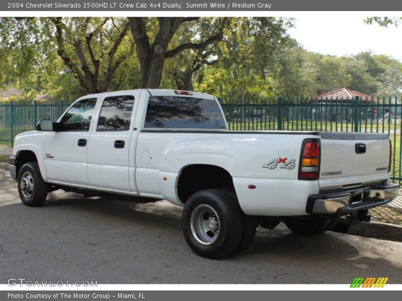 Summit White / Medium Gray 2004 Chevrolet Silverado 3500HD LT Crew Cab 4x4 Dually