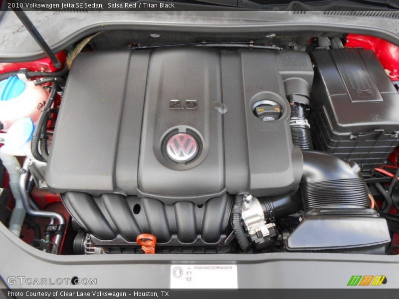 Salsa Red / Titan Black 2010 Volkswagen Jetta SE Sedan