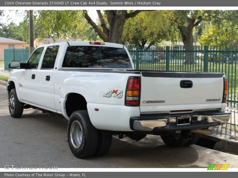 Summit White / Medium Gray 2004 Chevrolet Silverado 3500HD LT Crew Cab 4x4 Dually