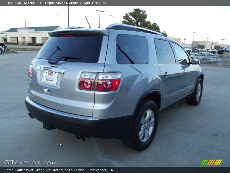 Liquid Silver Metallic / Light Titanium 2008 GMC Acadia SLT