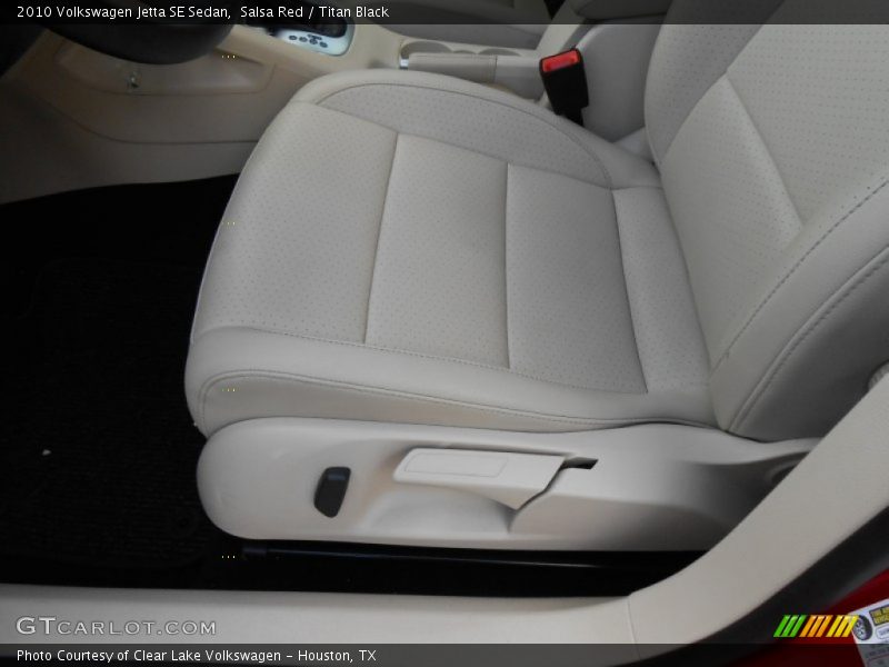 Salsa Red / Titan Black 2010 Volkswagen Jetta SE Sedan