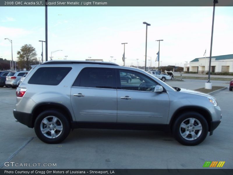 Liquid Silver Metallic / Light Titanium 2008 GMC Acadia SLT