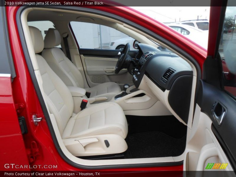 Salsa Red / Titan Black 2010 Volkswagen Jetta SE Sedan