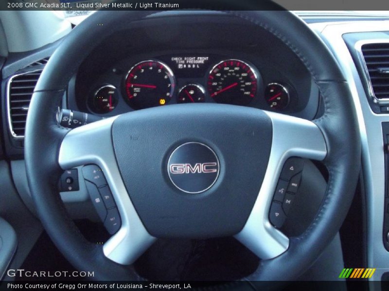 Liquid Silver Metallic / Light Titanium 2008 GMC Acadia SLT