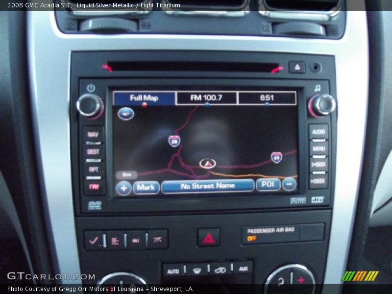 Liquid Silver Metallic / Light Titanium 2008 GMC Acadia SLT