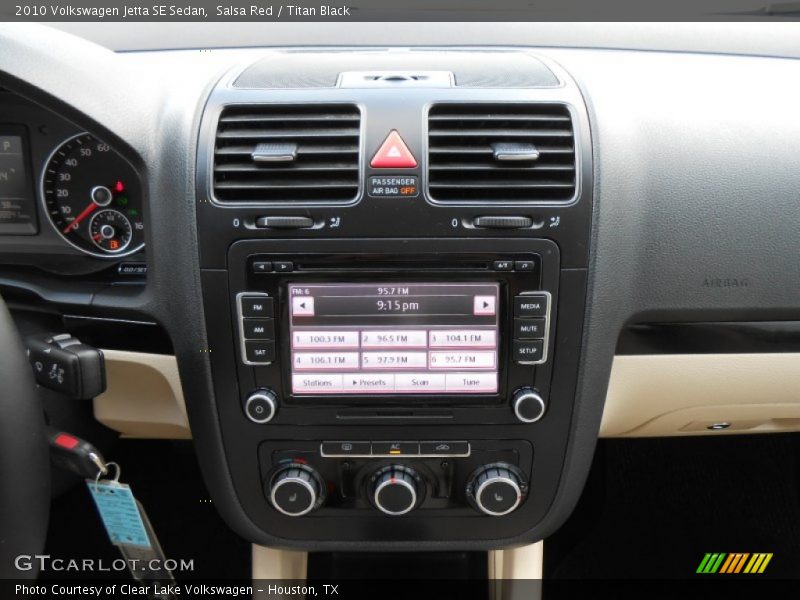 Salsa Red / Titan Black 2010 Volkswagen Jetta SE Sedan