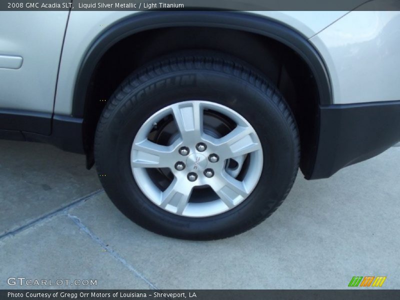 Liquid Silver Metallic / Light Titanium 2008 GMC Acadia SLT