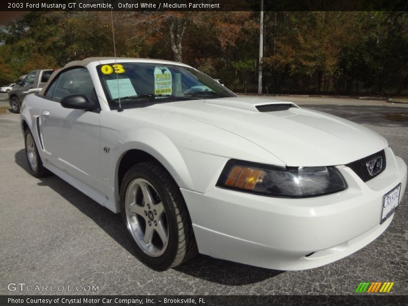 Front 3/4 View of 2003 Mustang GT Convertible
