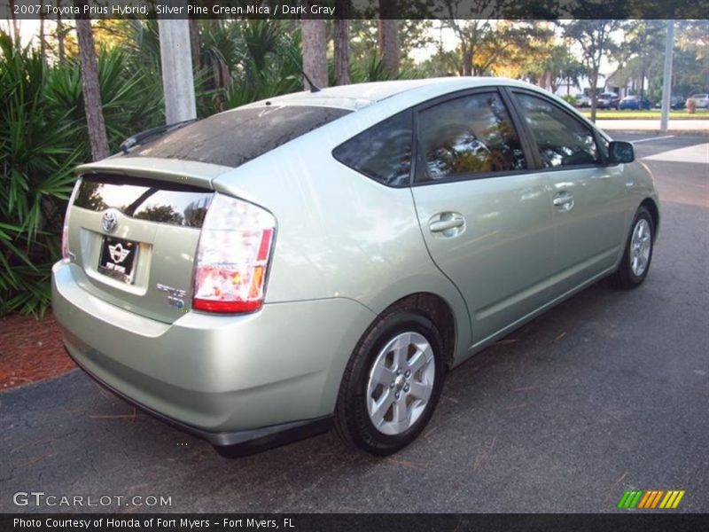 Silver Pine Green Mica / Dark Gray 2007 Toyota Prius Hybrid
