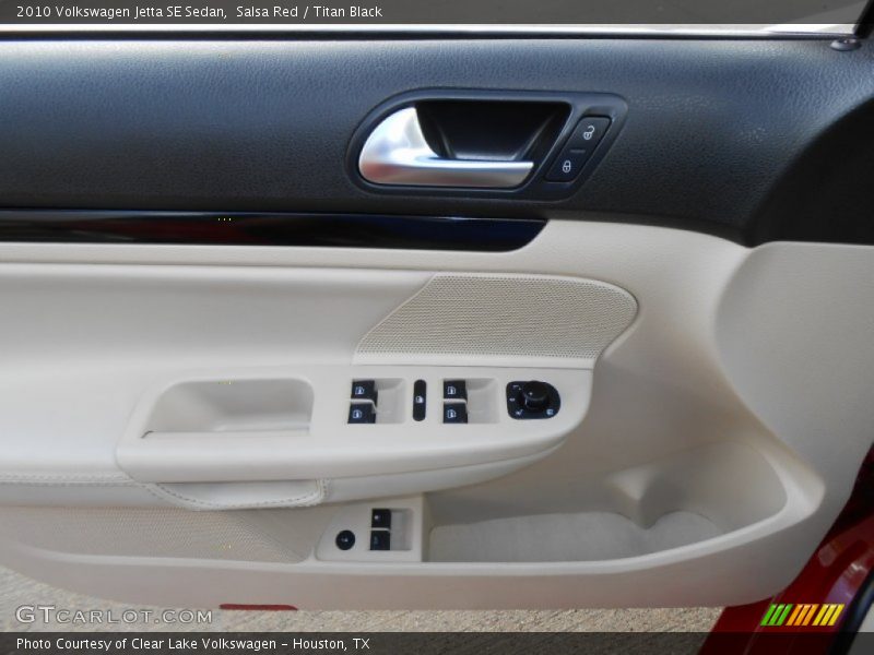 Salsa Red / Titan Black 2010 Volkswagen Jetta SE Sedan