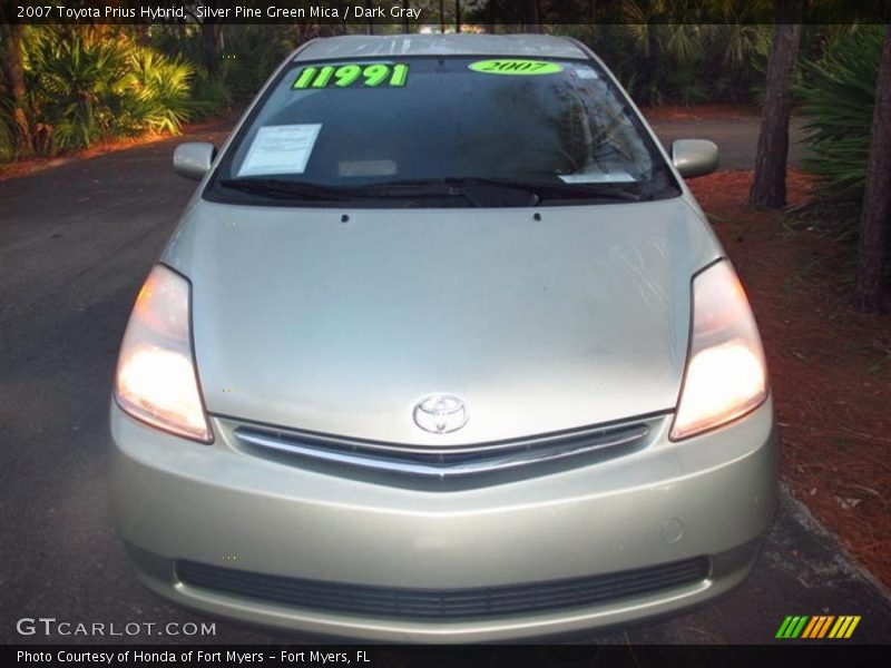 Silver Pine Green Mica / Dark Gray 2007 Toyota Prius Hybrid