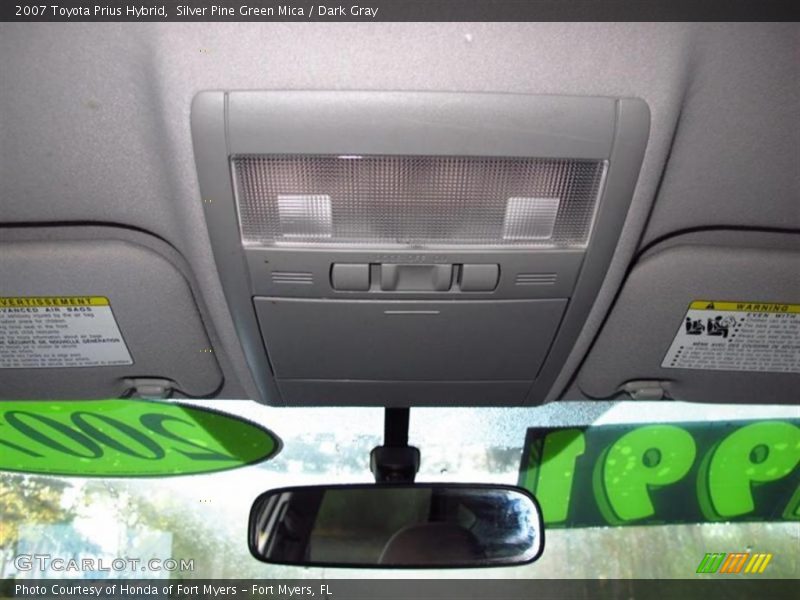 Silver Pine Green Mica / Dark Gray 2007 Toyota Prius Hybrid