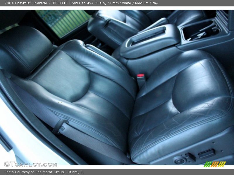 Summit White / Medium Gray 2004 Chevrolet Silverado 3500HD LT Crew Cab 4x4 Dually
