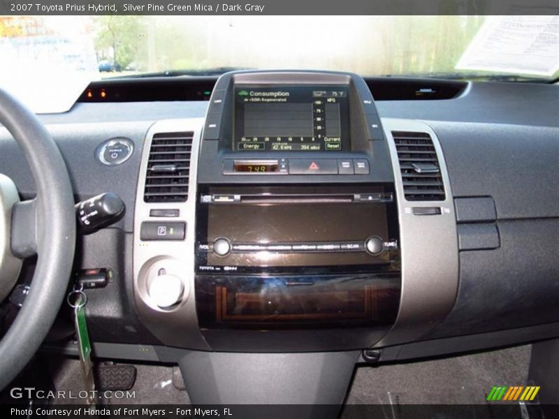 Silver Pine Green Mica / Dark Gray 2007 Toyota Prius Hybrid