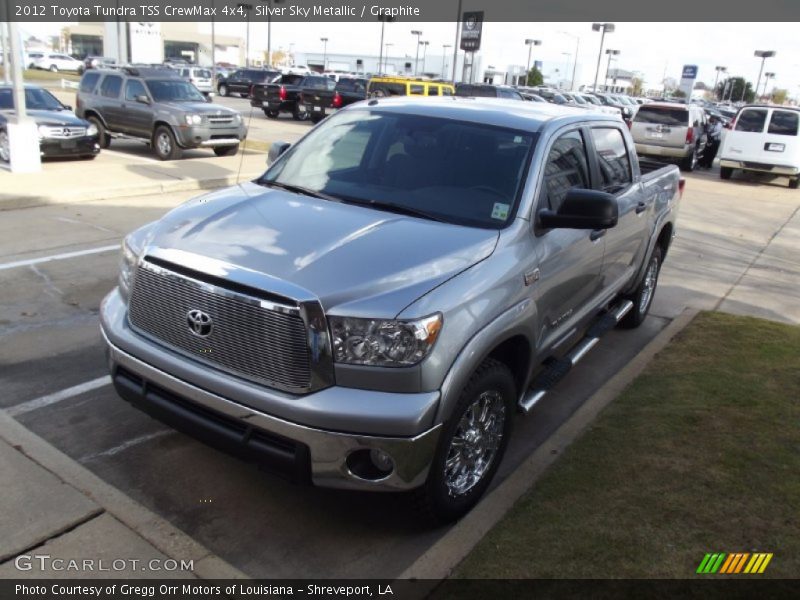 Silver Sky Metallic / Graphite 2012 Toyota Tundra TSS CrewMax 4x4