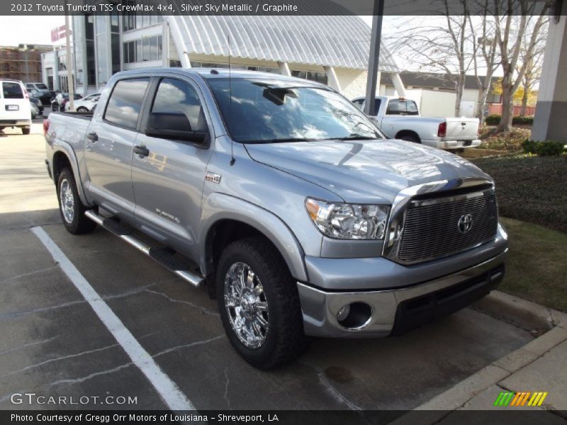 Silver Sky Metallic / Graphite 2012 Toyota Tundra TSS CrewMax 4x4