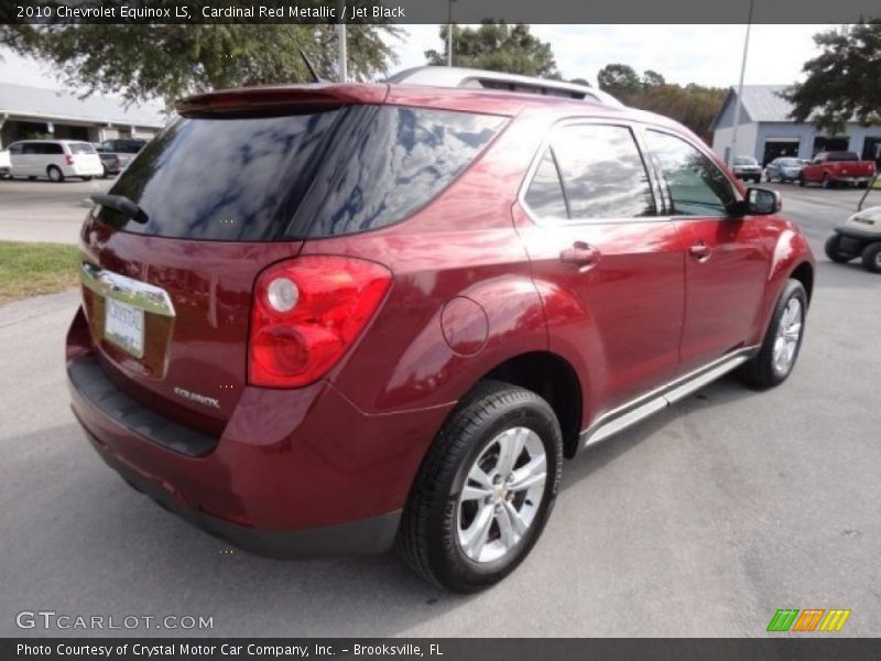 Cardinal Red Metallic / Jet Black 2010 Chevrolet Equinox LS