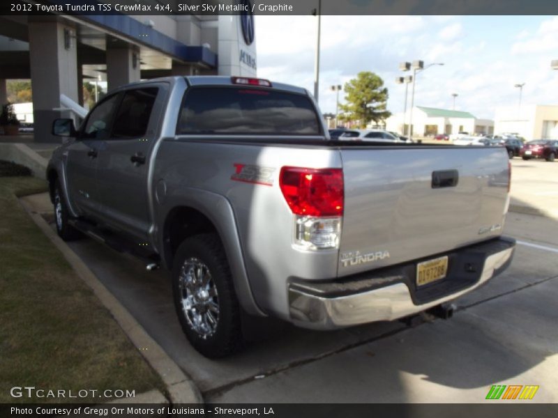 Silver Sky Metallic / Graphite 2012 Toyota Tundra TSS CrewMax 4x4