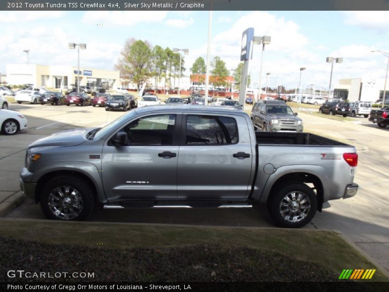 Silver Sky Metallic / Graphite 2012 Toyota Tundra TSS CrewMax 4x4