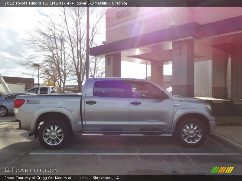 Silver Sky Metallic / Graphite 2012 Toyota Tundra TSS CrewMax 4x4