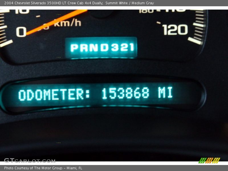 Summit White / Medium Gray 2004 Chevrolet Silverado 3500HD LT Crew Cab 4x4 Dually