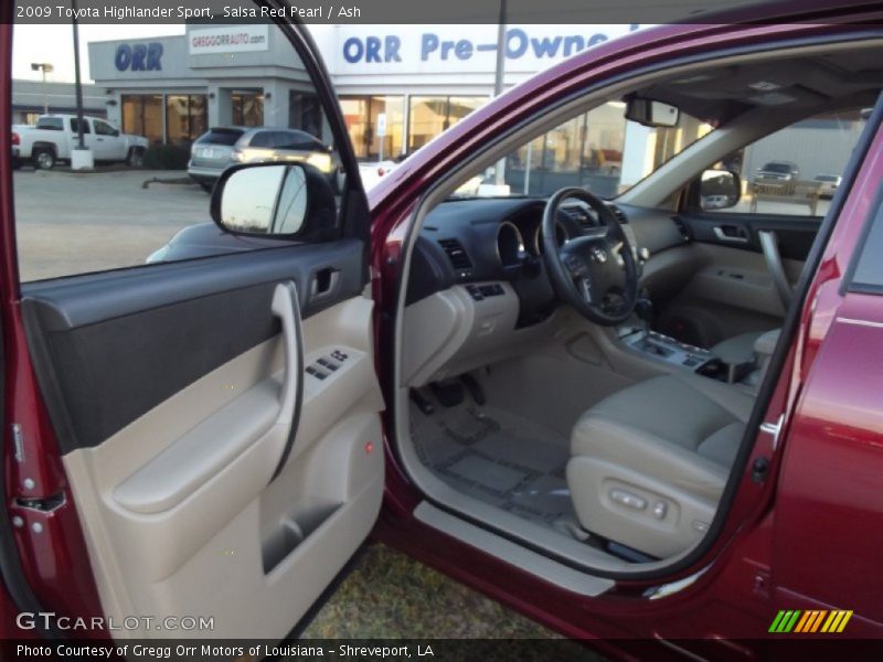 Salsa Red Pearl / Ash 2009 Toyota Highlander Sport