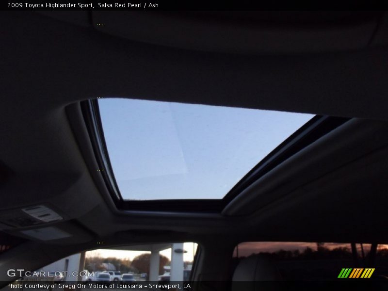 Salsa Red Pearl / Ash 2009 Toyota Highlander Sport