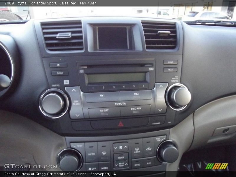 Salsa Red Pearl / Ash 2009 Toyota Highlander Sport