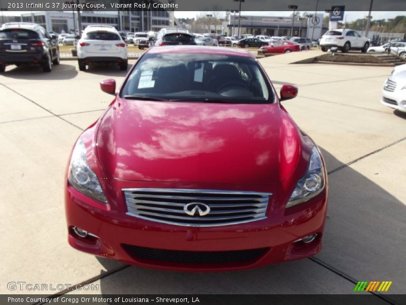 Vibrant Red / Graphite 2013 Infiniti G 37 Journey Coupe