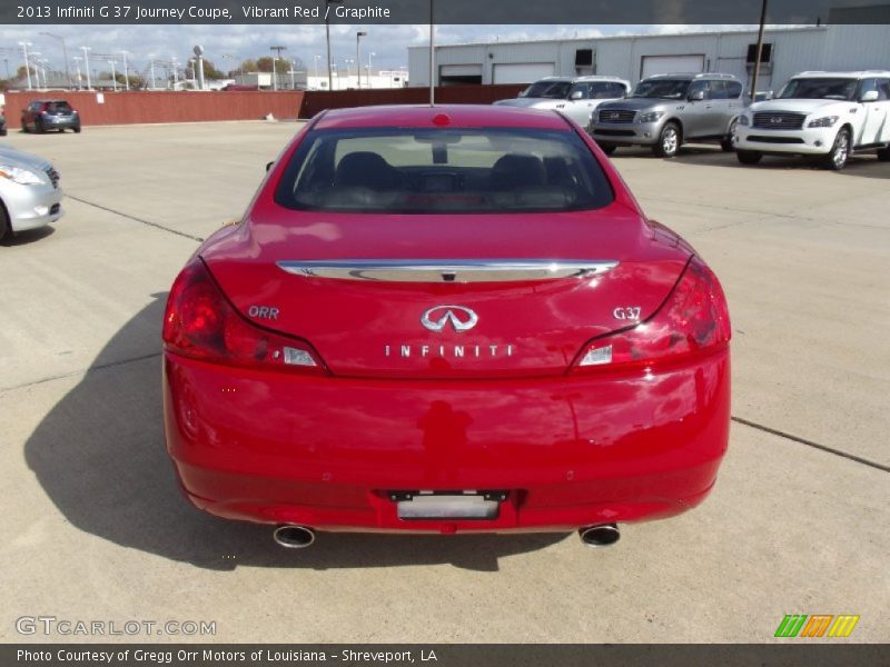 Vibrant Red / Graphite 2013 Infiniti G 37 Journey Coupe