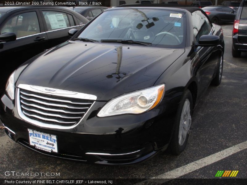 Black / Black 2013 Chrysler 200 Touring Convertible