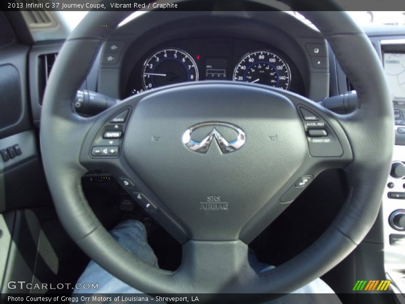 Vibrant Red / Graphite 2013 Infiniti G 37 Journey Coupe