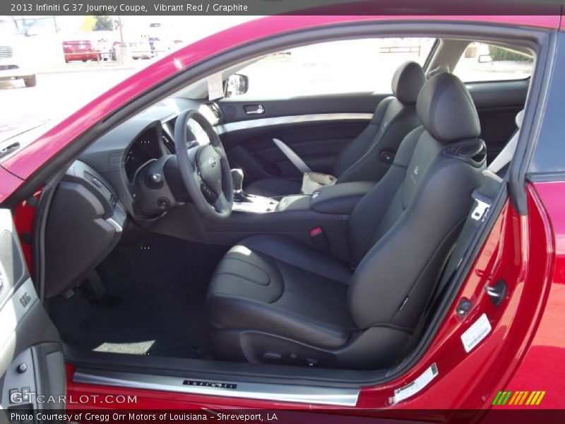 Vibrant Red / Graphite 2013 Infiniti G 37 Journey Coupe
