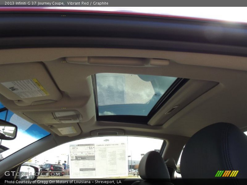 Vibrant Red / Graphite 2013 Infiniti G 37 Journey Coupe