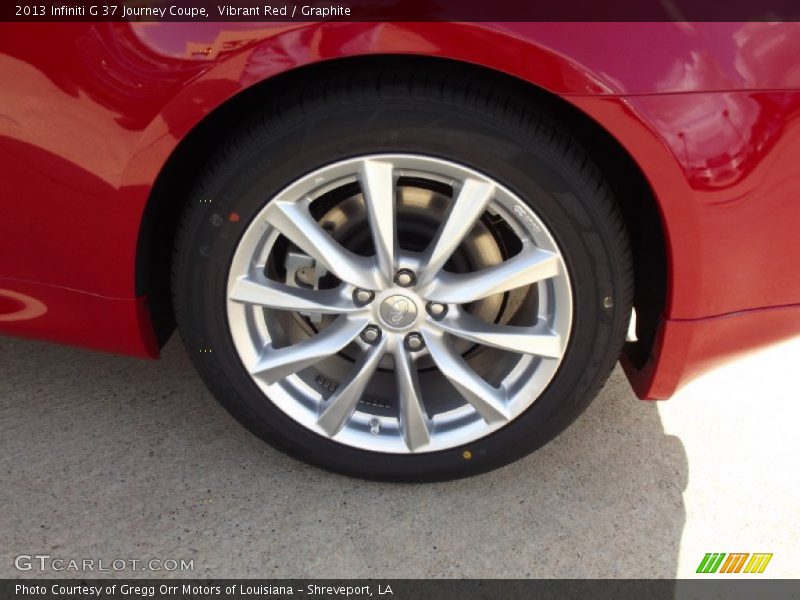 Vibrant Red / Graphite 2013 Infiniti G 37 Journey Coupe
