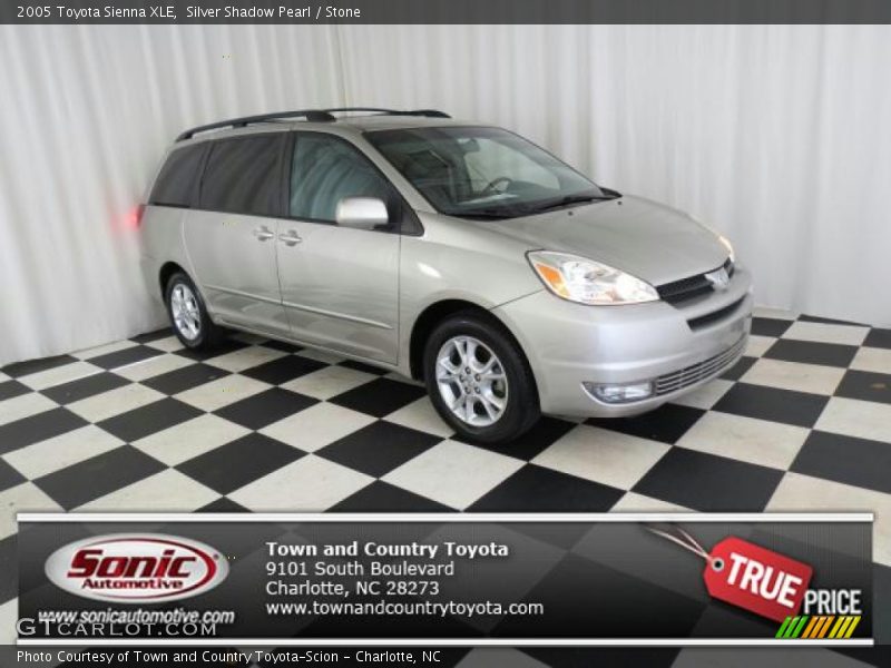 Silver Shadow Pearl / Stone 2005 Toyota Sienna XLE