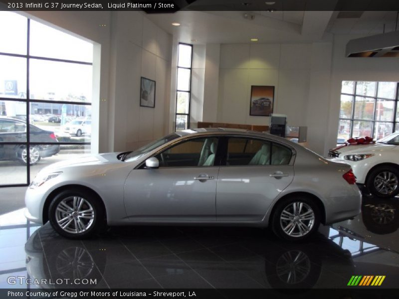 Liquid Platinum / Stone 2013 Infiniti G 37 Journey Sedan