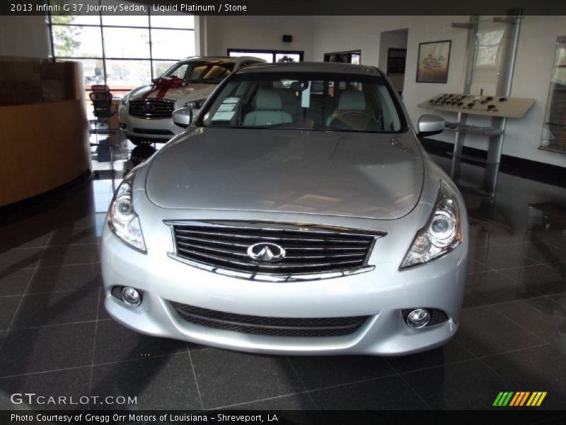 Liquid Platinum / Stone 2013 Infiniti G 37 Journey Sedan